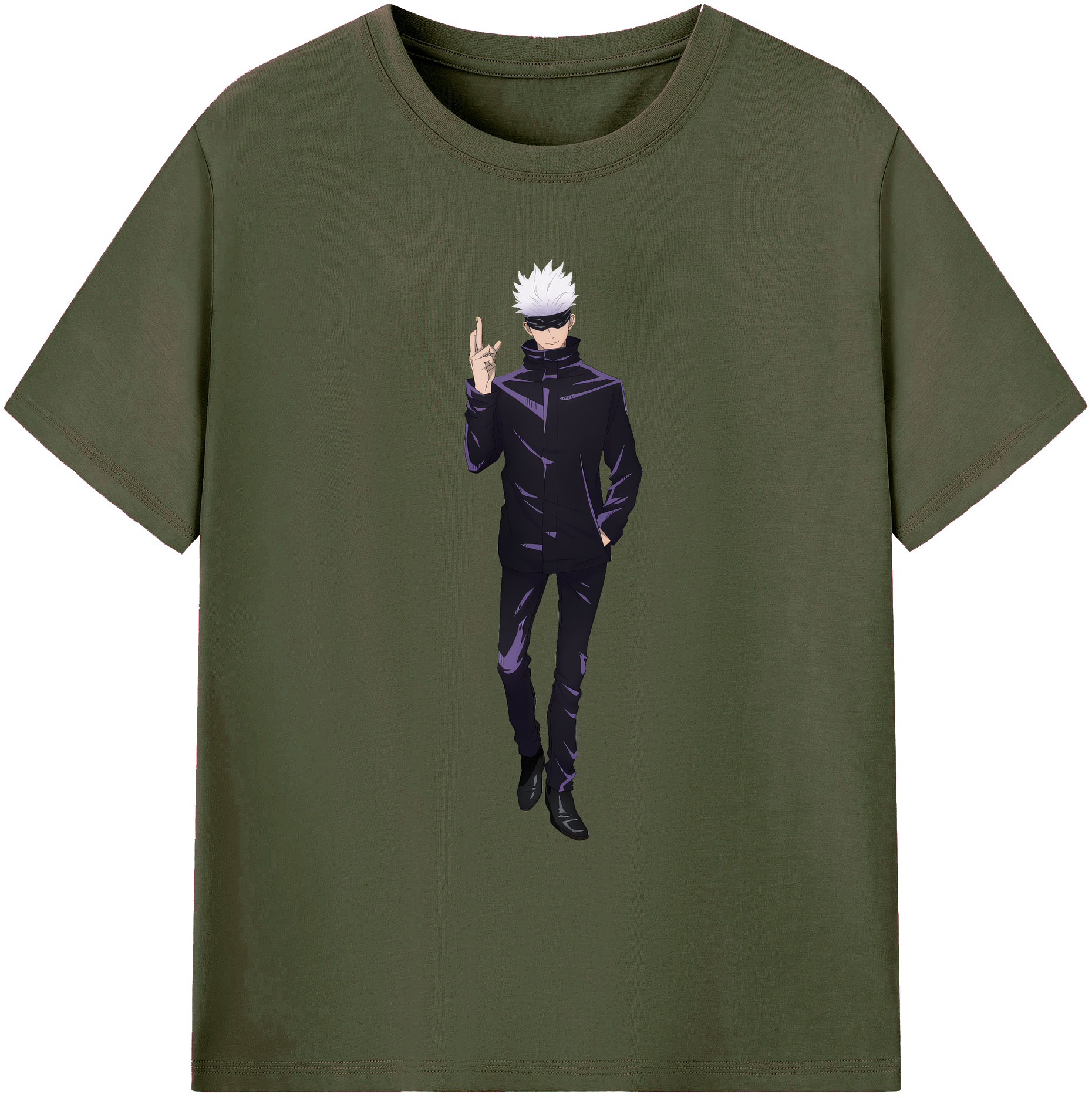 （画像用） 呪術廻戦 Jujutsu Kaisen 綿100％ メンズ半袖Tシャツ｜肌触りやわらか＆通気性